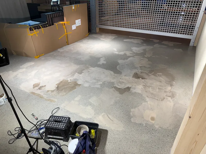 BAUKUNST – Baukosmetik Schweiz – Sichtbeton – Vorher – Oberflächenkorrektur – Zug