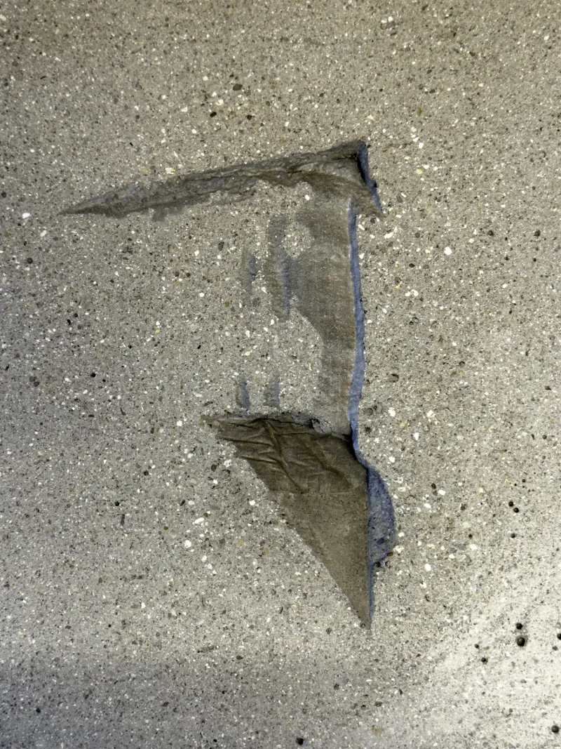 BAUKUNST – Baukosmetik Schweiz – Anhydrit – Vorher – Bodenreparatur – Basel